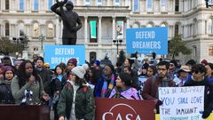 Marcha de los �dreamers� a su llegada a Baltimore