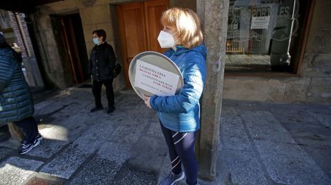 Manifestaci�n de hosteleros y comerciantes de Caldas por las medidas anti Covid