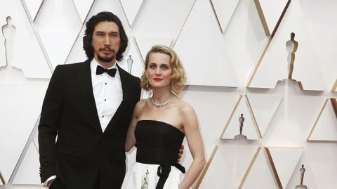 Adam Driver y su esposa Joanne Tucker