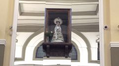 La Virgen del Carbayu en el Ayuntamiento de Langreo.La Virgen del Carbayu en el Ayuntamiento de Langreo