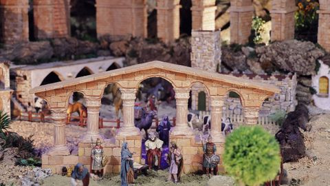 Inauguraci�n del bel�n del cuartel de Atocha