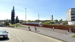 Propuesta elegida por los vecinos de Teixeiro para salvar la v�a del tren despu�s de que se haya cerrado el paso.