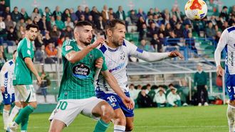 Imagen de la derrota del Racing en la primera vuelta. 