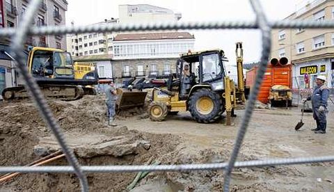 Las obras de construcci�n del edificio municipal est�n todav�a en su fase inicial.