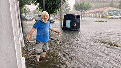 Las im�genes que dej� la tormenta�de Monforte