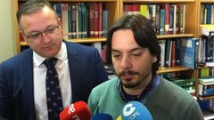 Ignacio Fern�ndez del P�ramo, concejal de Urbanismo; y Joel Garc�a, presidente de CAC-Asprocon