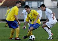 Los futbolistas que prepara M�chel no pasaron del empate en A Pinguela ante el Dubra.