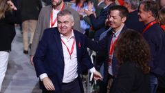 El secretario de Organizacin del PSOE, Santos Cerdn, durante el 41 Congreso Federal del PSOE en el Palacio de Congresos y Exposiciones.