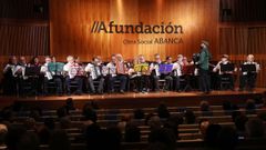 Concierto en beneficio del Banco de Alimentos R�as Altas ofrecido por la Asociaci�n de Amigos do Acorde�n de A Coru�a