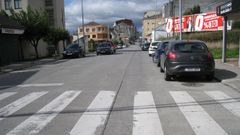 En la calle Galicia, al fondo de la imagen, viv�a el fallecido. 