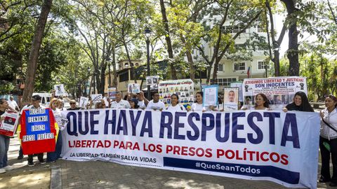 Imagen de la concentraci&oacute;n ante la sede del Defensor del Pueblo en Caracas