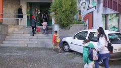 Los alumnos del Cardenal Cisneros volvieron a clase tras ser desalojados este mi�rcoles por una aver�a ajena al colegio