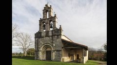 La iglesia rom�nica de San Mart�n de Pereda, en Oviedo