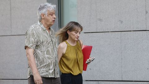 Virginia Barbancho a su llegada a la Audiencia Nacional.