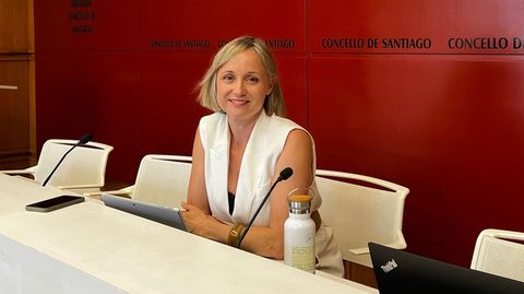 Marta Abal es concejala del PSOE en Santiago