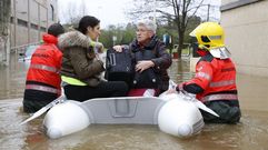 Inundaciones por las fuertes lluvias