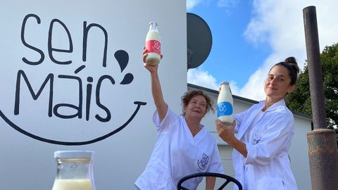 Las ganaderas marta y Ana, de Sen M�is, son unas de las mujeres que obtuvieron apoyo para su idea en a�os anteriores