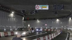 El t�nel de la Marina abri� a la circulaci�n a las seis de la tarde