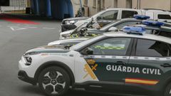 Imagen de archivo de varios coches de la Guardia Civil