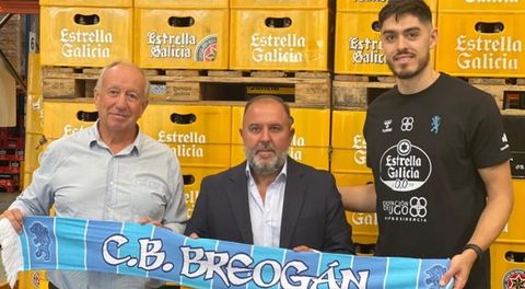 Presentaci�n de Edgar Vicedo en las instalaciones de Estrella Galicia en Lugo