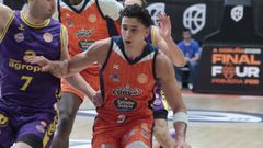 Caio Pacheco, durante el partido.