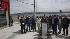 Narciso de Miguel, autor de un libro sobre Elisa y Marcela, record� que ayer era el aniversario de su boda.