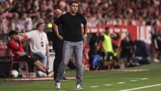 M&iacute;chel, en el &aacute;rea t&eacute;cnica de Montilivi durante el encuentro entre el Girona y el Elche