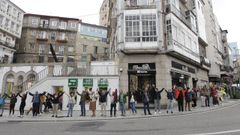 Cadena humana por el cambio clim�tico en vigo