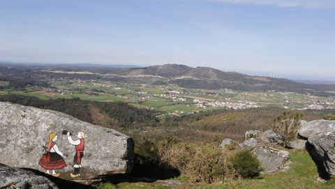 Vistas desde el mirador de San Bartolo, en Vimianzo
