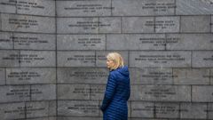 La senadora Lisa Murkowski, en Dinamarca, durane la visita de una delegaci�n estadounidense.