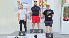 Del Ro estuvo acompaado en el podio por Fabin Domnguez y Yago Lanzs.