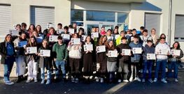 Entrega de diplomas ao alumnado do IES Cabanillas de Cambados