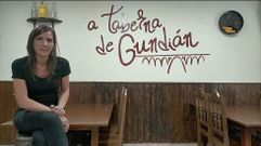 Ana, propietaria de A taberna de Gundi�n, en un v�deo promocional del Concello de Vedra en el que habla de los motivos que la llevaron a emprender en tiempos de crisis