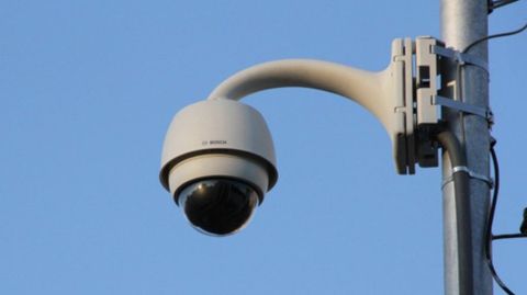 Una c�mara de videovigilancia