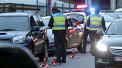 Un control de la Polic�a Local de Lugo, en una imagen de archivo.