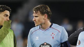 El futbolista del Celta Carl Starfelt.