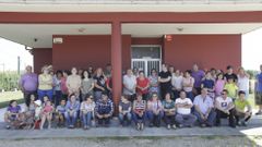 Protesta, hace unos d�as, de las familias por el cierre de la unitaria de Santa Mar�a de Vigo, en Cambre. 