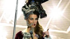 El extra�o disfraz de Don Quijote de Miss Espa�a