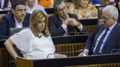 Susana D�az, esta ma�ana