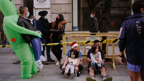 Carreras de San Silvestre en Ourense.La capital ourensana disfrut del ambiente festivo de su particular prueba de fin de ao