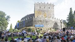 Acto de apertura del curso politico del PP en el a�o 2005 en el castillo de Soutomaior.