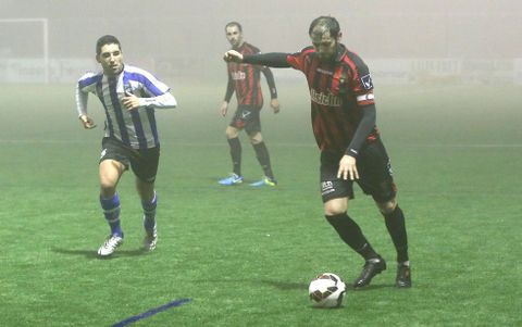 El lalinense Rub�n M�ndez en el partido de la Copa ante el R�pido de Bah�a. 