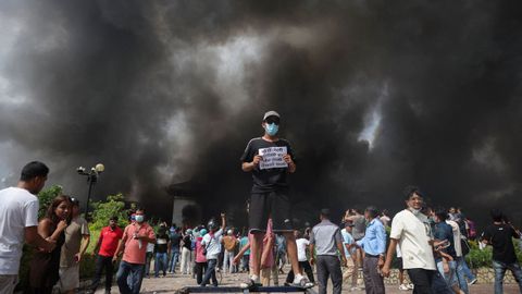 Protestas en Nepal