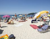 Silgar, en Sanxenxo, volvi� a ser una vez m�s la playa m�s concurrida de la comarca. 