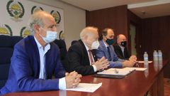 La directiva del Colegio de Veterinarios de Lugo, en una imagen del a�o 2021.