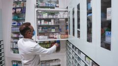 Foto de archivo de un farmacutico.