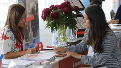 Imagen de archivo de la Feria de Empleo presencial organizada por la C�mara en el 2017.