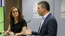La ministra de Sanidad, Mnica Garca, junto a Fernando Martn Prez, presidente de ConELA.