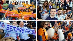 Ambiente en el Palacio de los deportes de Riazor