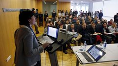 Representantes de empresas e investigadores asistieron a la presentaci�n, en el Cimus.